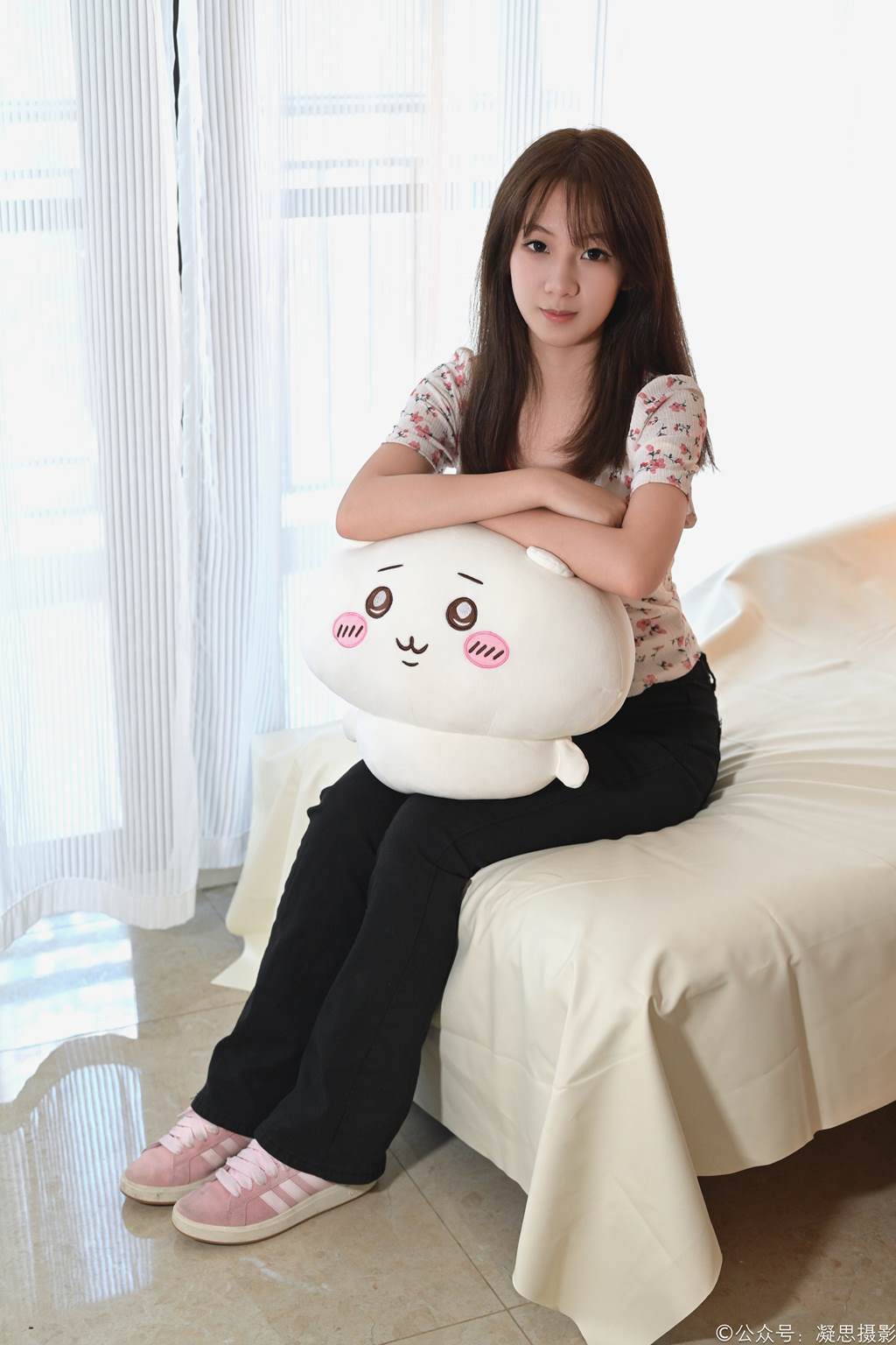 图片[15]-凝思摄影 NO.013 铃铃-T恤、短白袜、平底鞋[139P] – 速更版-美库