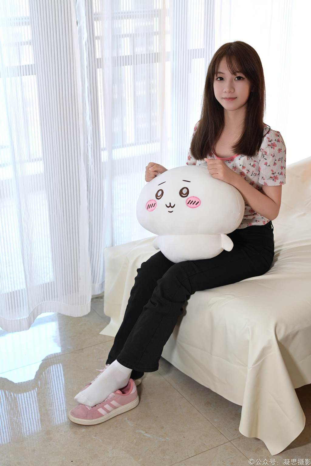 图片[36]-凝思摄影 NO.013 铃铃-T恤、短白袜、平底鞋[139P] – 速更版-美库