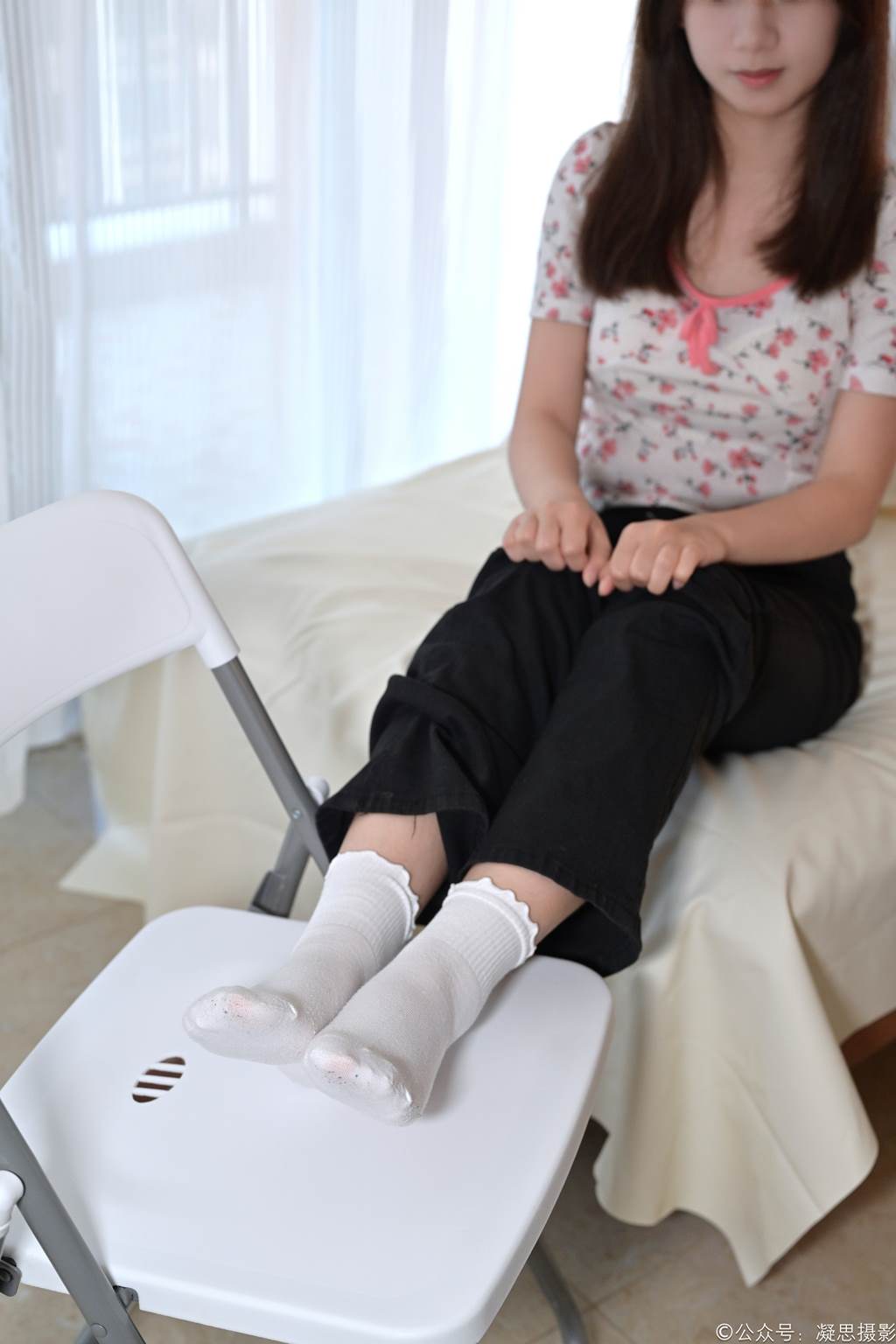 图片[59]-凝思摄影 NO.013 铃铃-T恤、短白袜、平底鞋[139P] – 速更版-美库