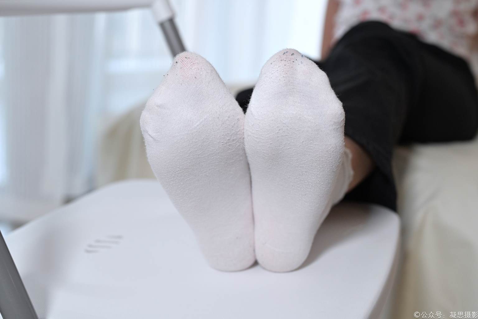 图片[61]-凝思摄影 NO.013 铃铃-T恤、短白袜、平底鞋[139P] – 速更版-美库