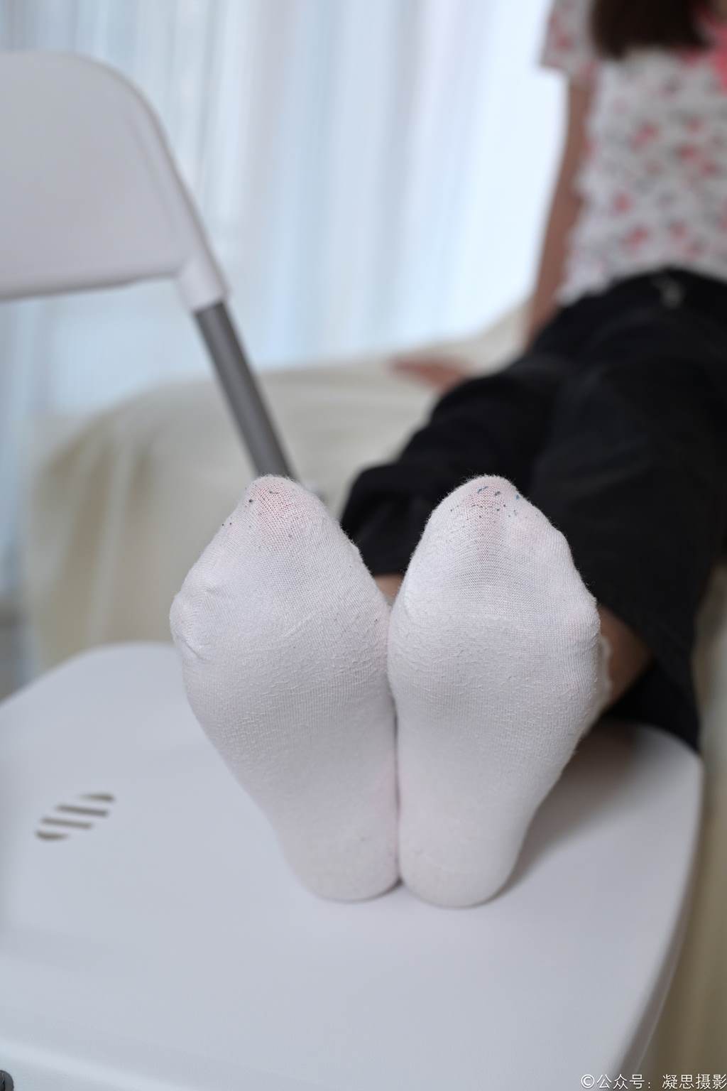图片[62]-凝思摄影 NO.013 铃铃-T恤、短白袜、平底鞋[139P] – 速更版-美库