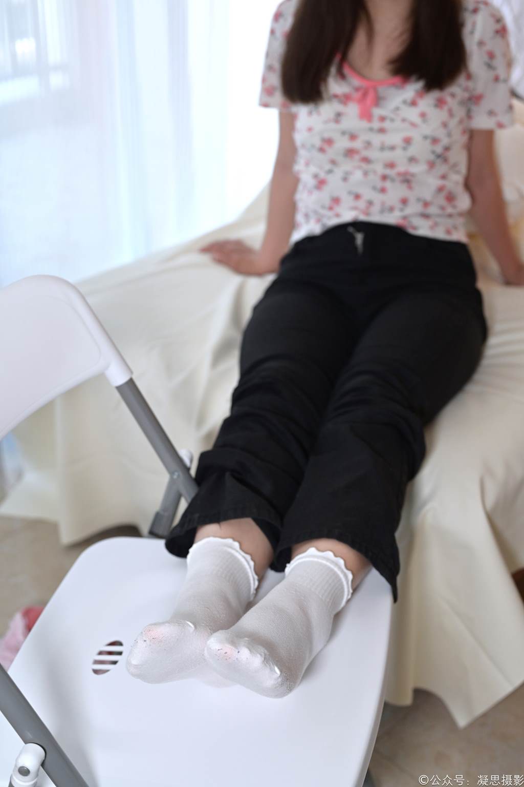 图片[66]-凝思摄影 NO.013 铃铃-T恤、短白袜、平底鞋[139P] – 速更版-美库