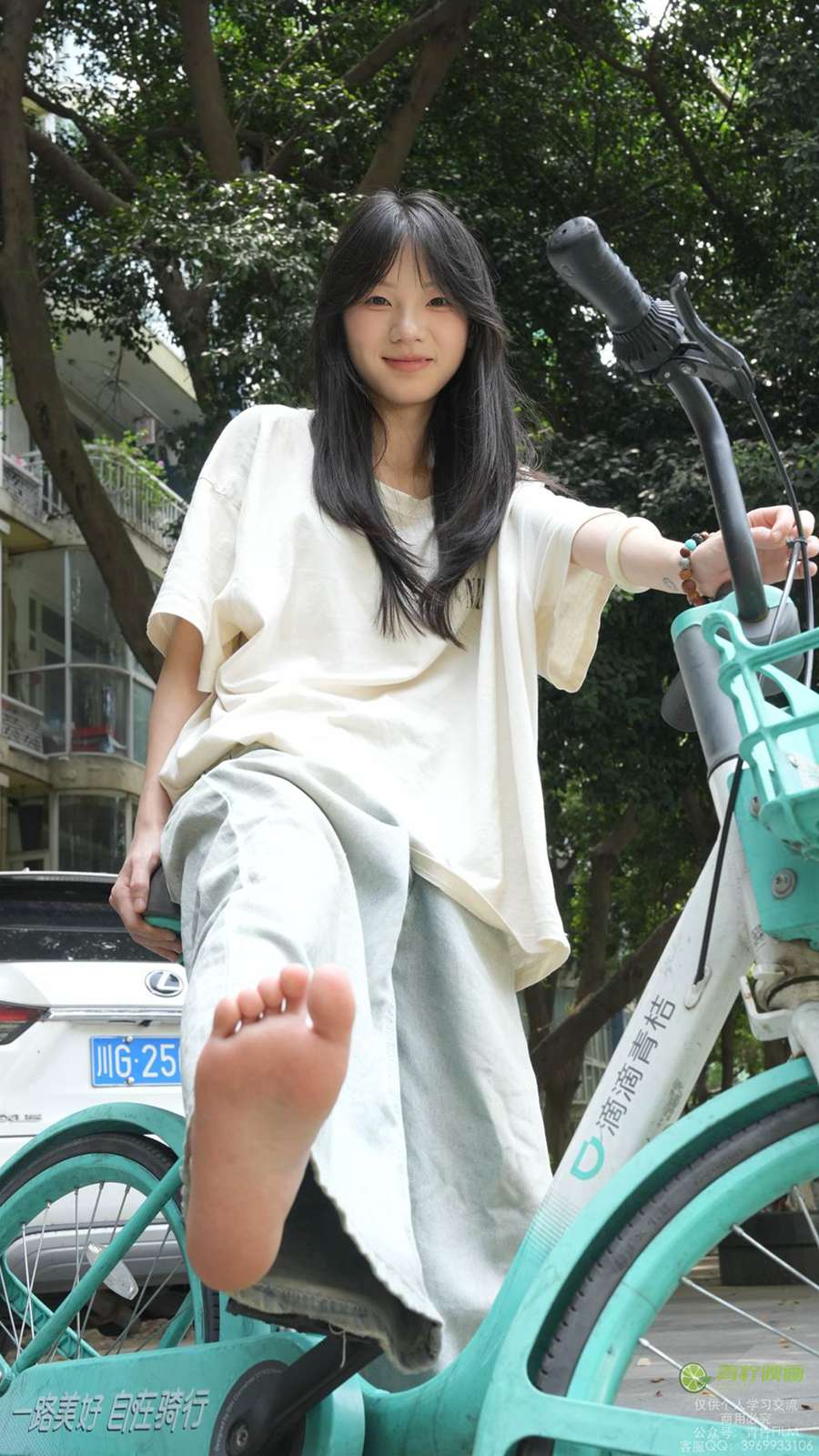 图片[28]-青柠映画 NO.042 – 阿慌 共享单车裸足[133P] – 速更版-美库