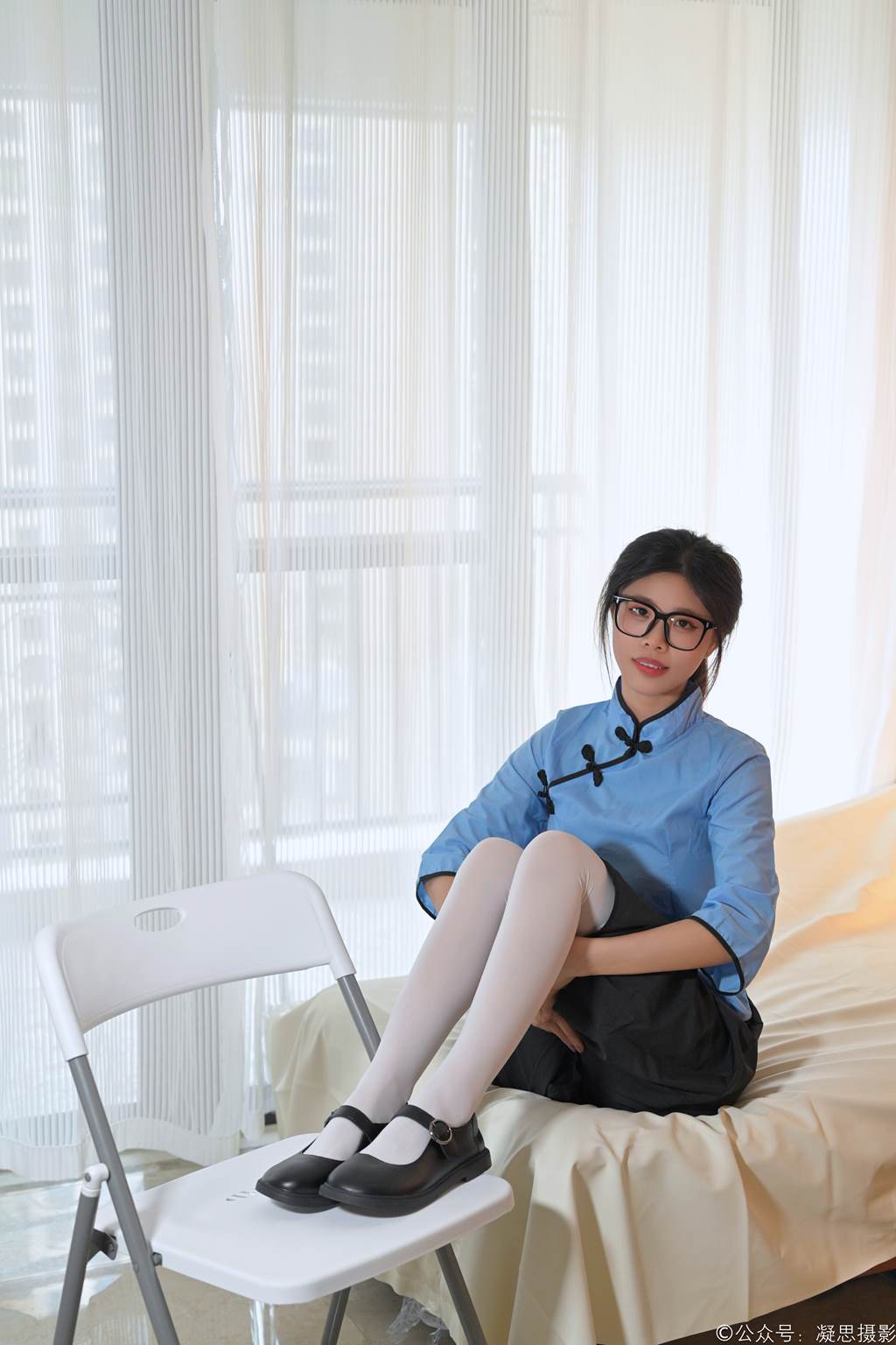 图片[63]-凝思摄影 NO.014 木木-民国校服、过膝袜、小皮鞋[159P] – 速更版-美库