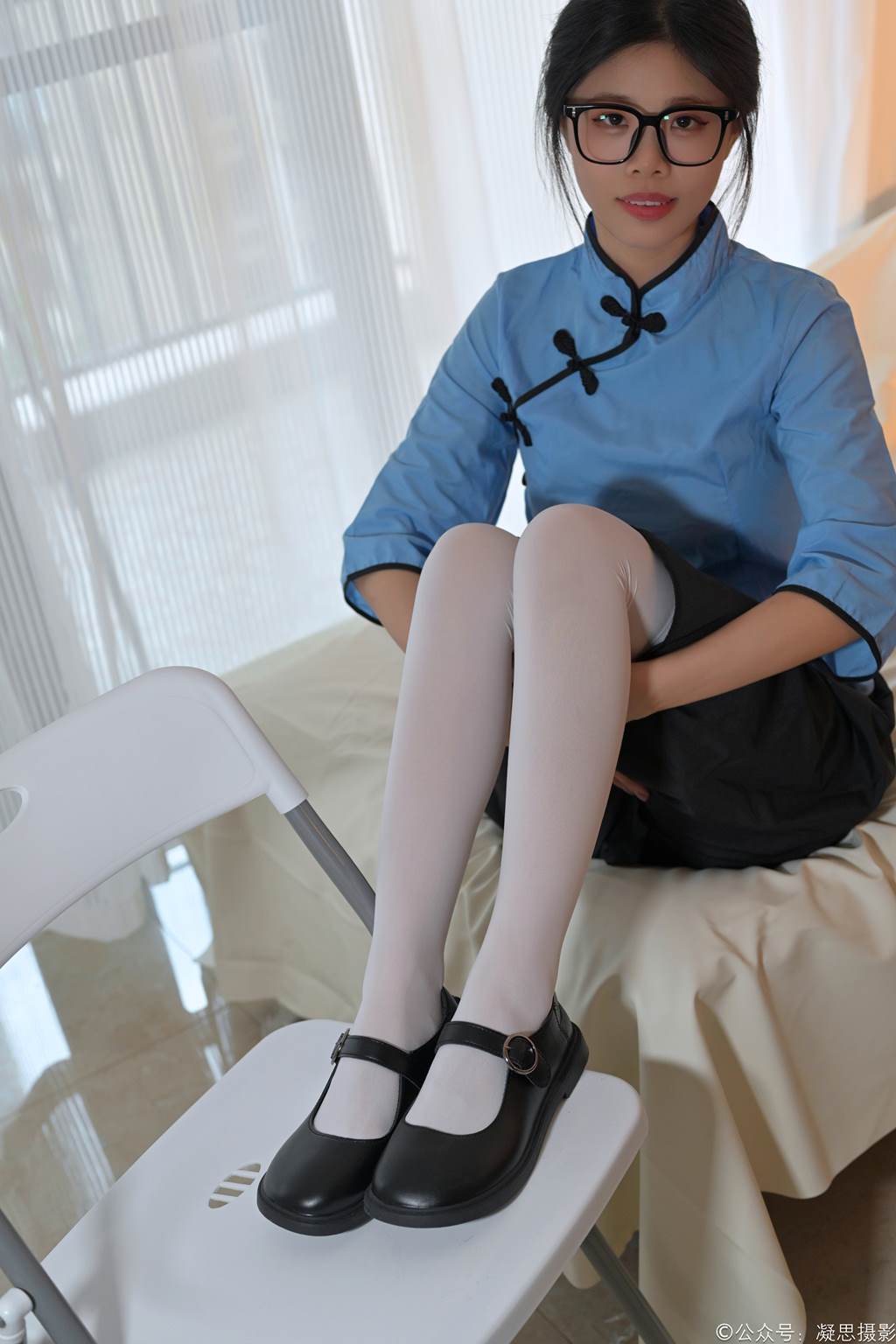 图片[64]-凝思摄影 NO.014 木木-民国校服、过膝袜、小皮鞋[159P] – 速更版-美库