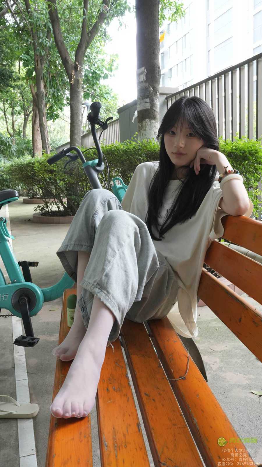 图片[69]-青柠映画 NO.042 – 阿慌 共享单车裸足[133P] – 速更版-美库