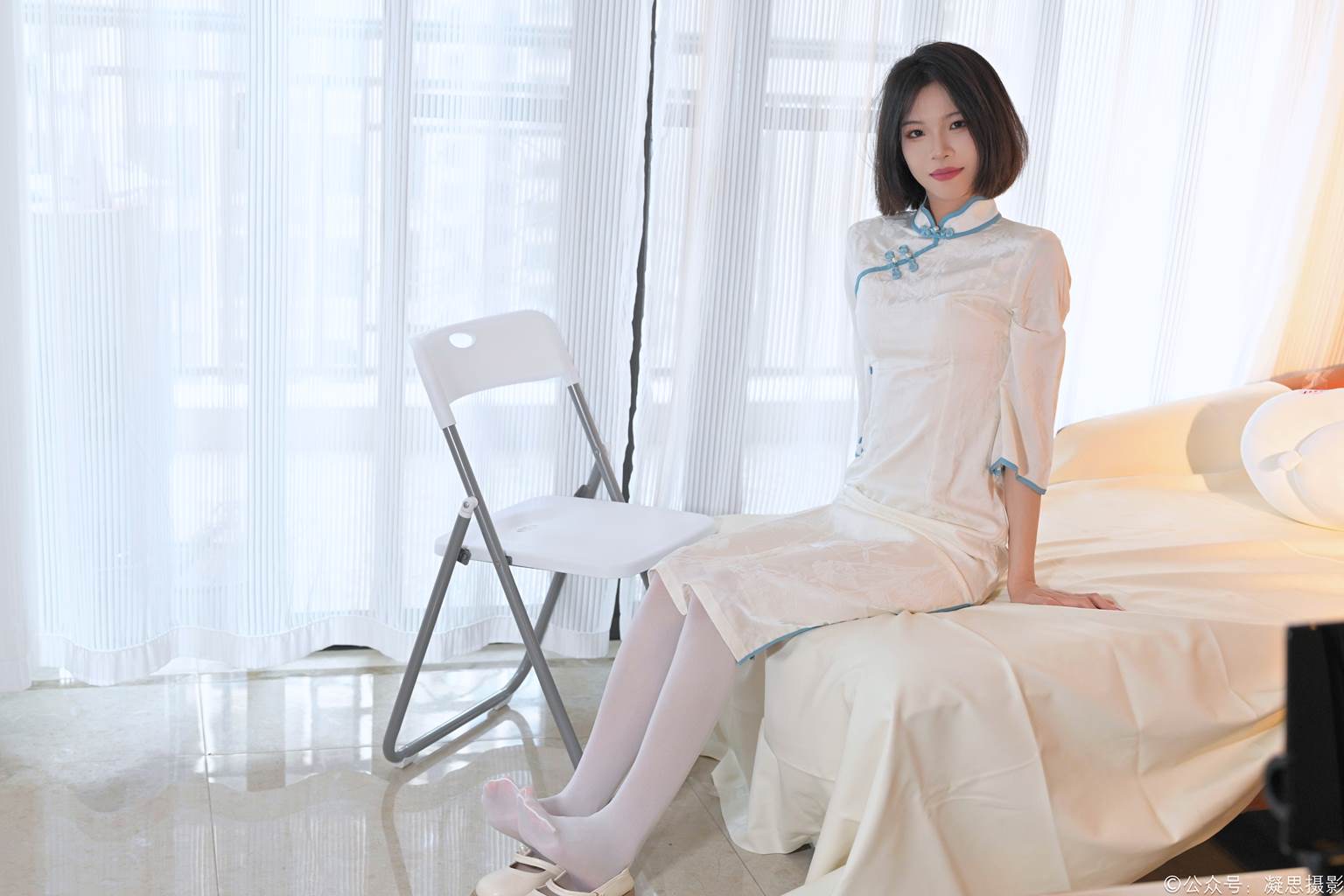 图片[49]-凝思摄影 NO.015 小睿-旗袍、连裤白丝、玛丽珍[140P] – 速更版-美库