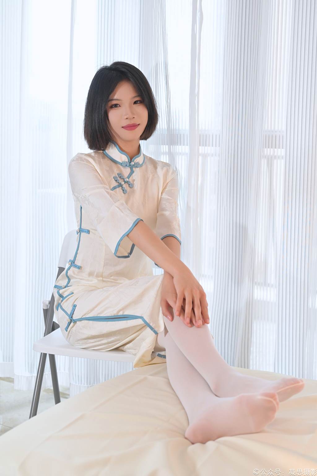 图片[84]-凝思摄影 NO.015 小睿-旗袍、连裤白丝、玛丽珍[140P] – 速更版-美库