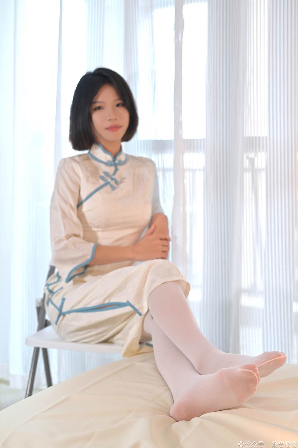 图片[85]-凝思摄影 NO.015 小睿-旗袍、连裤白丝、玛丽珍[140P] – 速更版-美库