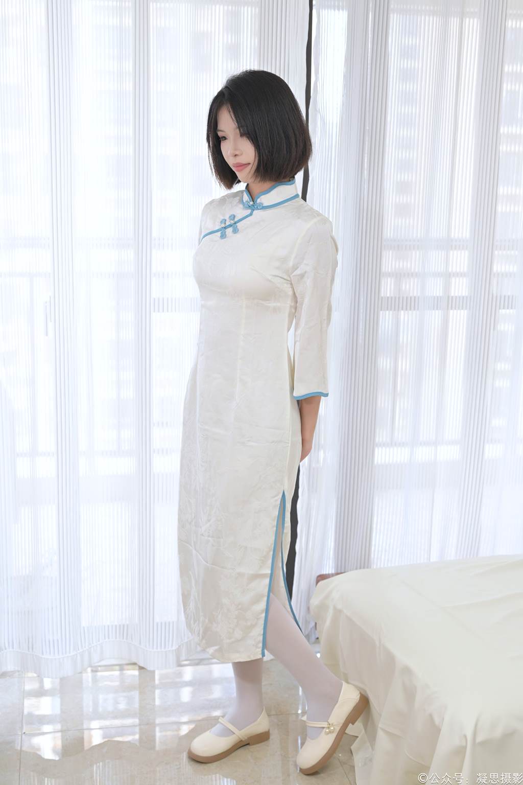 图片[134]-凝思摄影 NO.015 小睿-旗袍、连裤白丝、玛丽珍[140P] – 速更版-美库