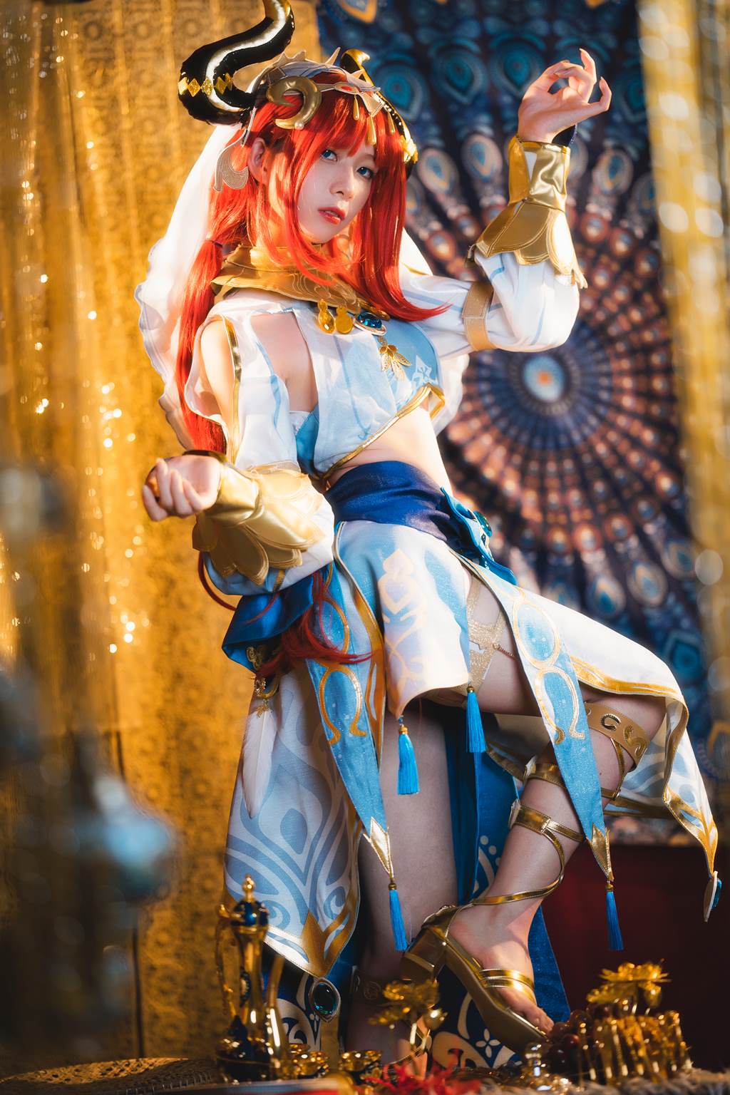 图片[12]-[YITUYU艺图语]2022.11.08 原神COS · 妮露 清青琴玖[29+1P] – 速更版-美库