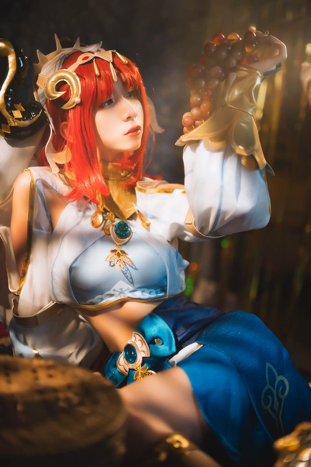 图片[28]-[YITUYU艺图语]2022.11.08 原神COS · 妮露 清青琴玖[29+1P] – 速更版-美库