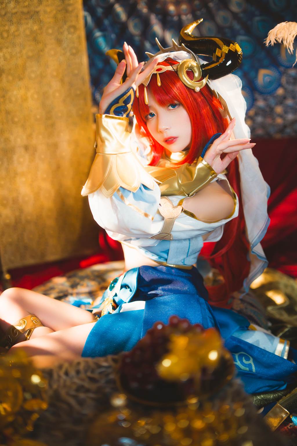 图片[30]-[YITUYU艺图语]2022.11.08 原神COS · 妮露 清青琴玖[29+1P] – 速更版-美库