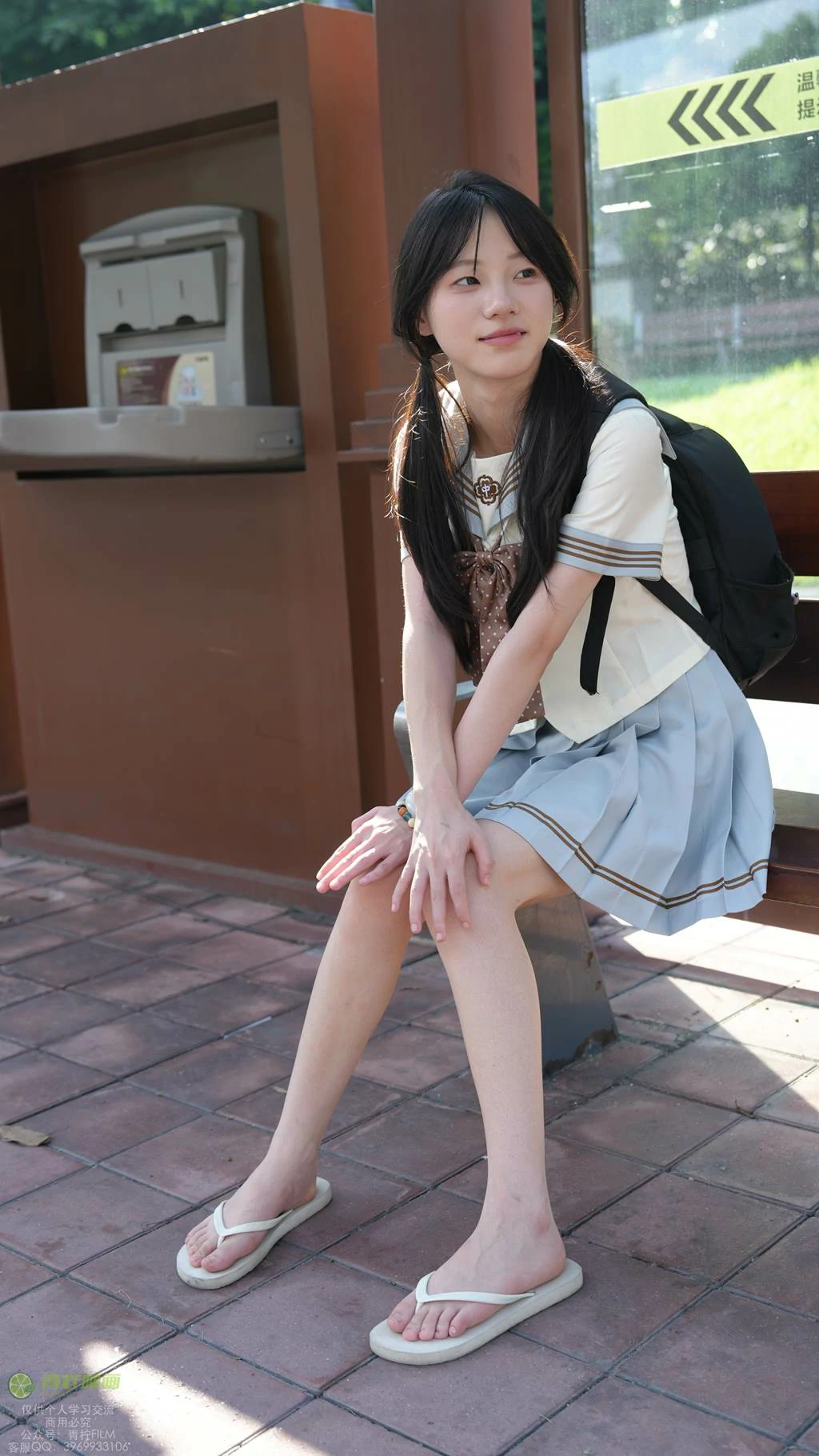 图片[27]-青柠映画 NO.048 – 阿慌 JK公交站[136P] – 速更版-美库