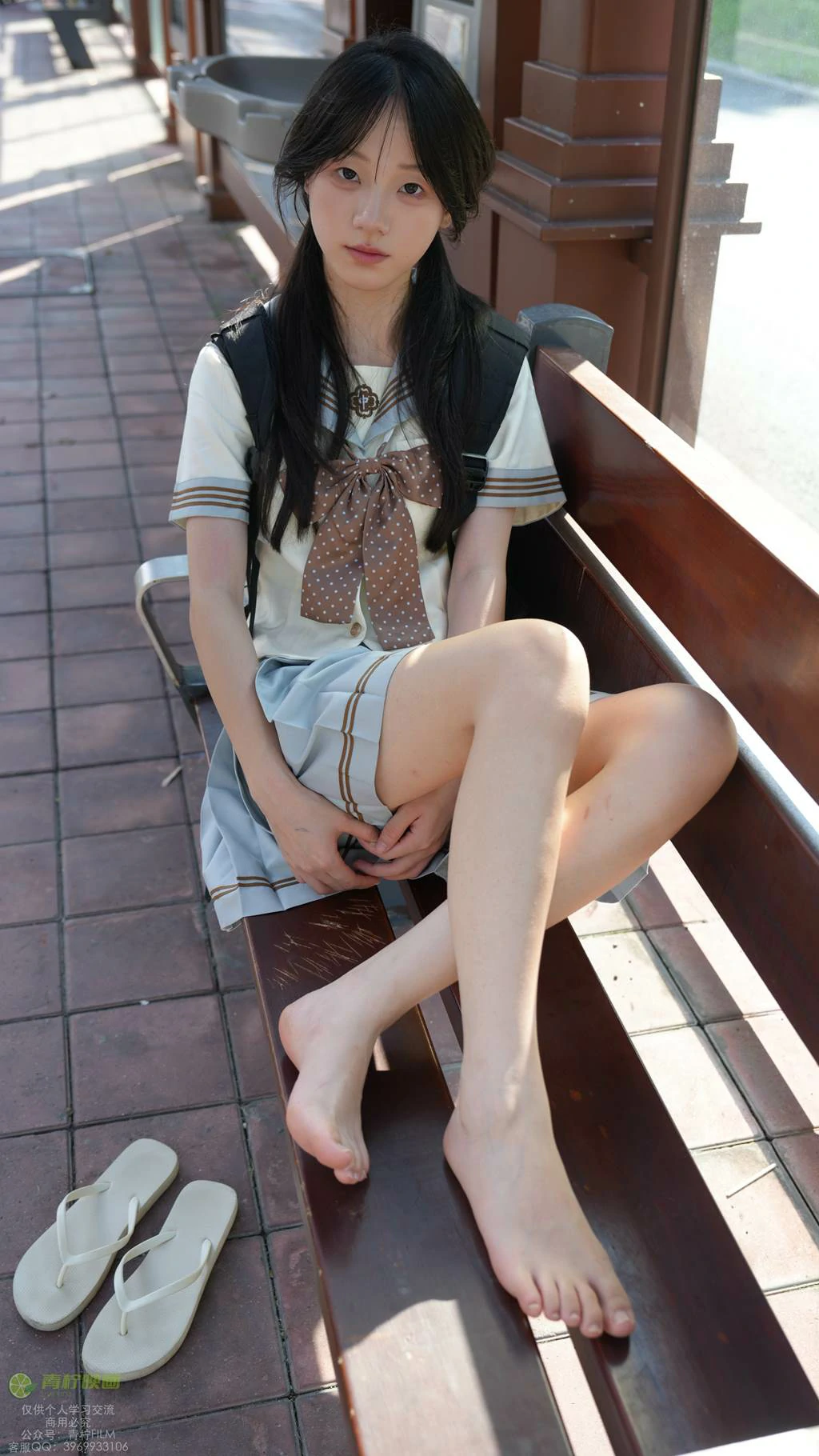 图片[31]-青柠映画 NO.048 – 阿慌 JK公交站[136P] – 速更版-美库