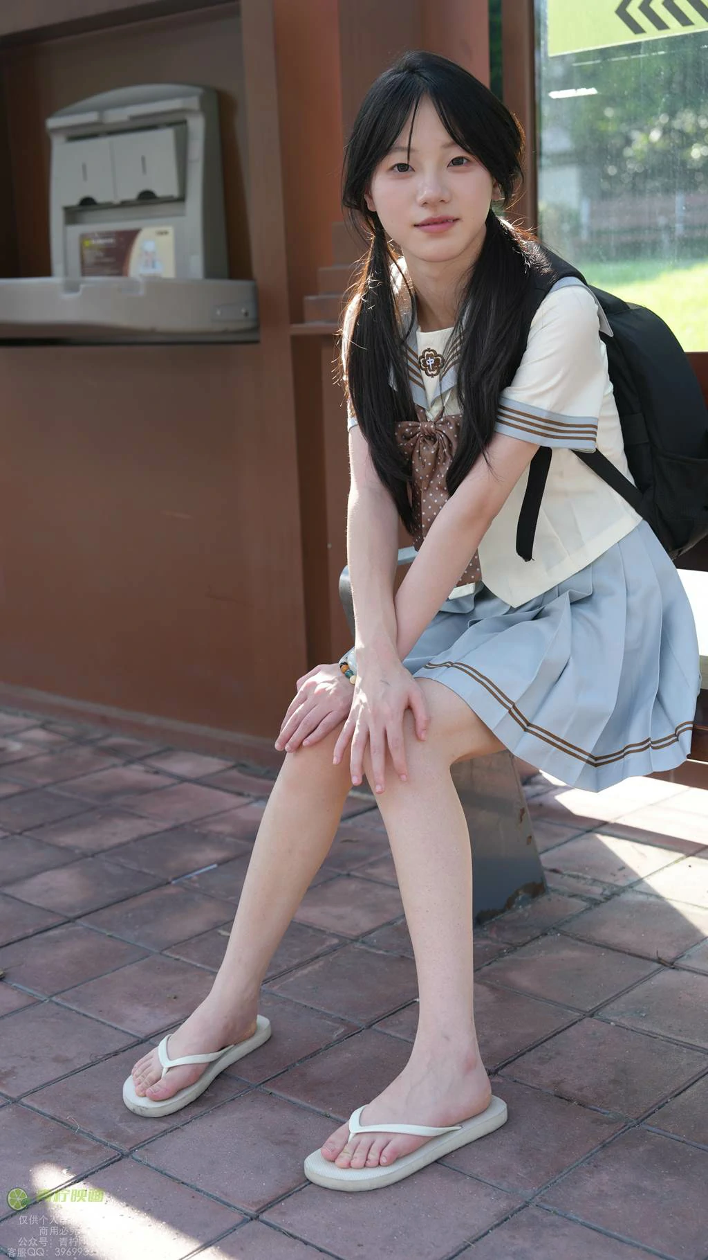 图片[41]-青柠映画 NO.048 – 阿慌 JK公交站[136P] – 速更版-美库