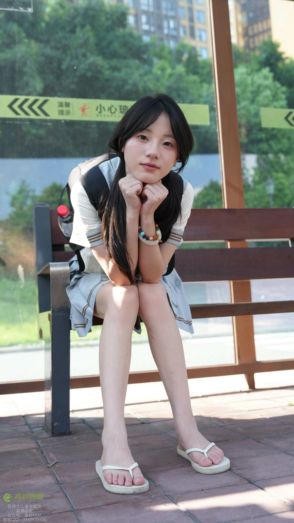 图片[43]-青柠映画 NO.048 – 阿慌 JK公交站[136P] – 速更版-美库