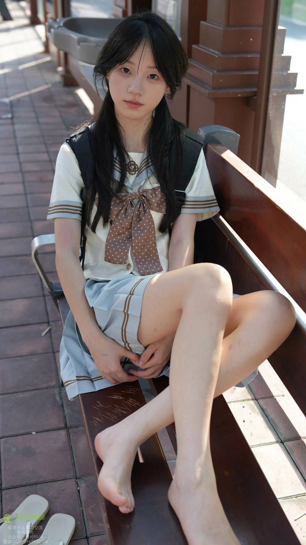 图片[48]-青柠映画 NO.048 – 阿慌 JK公交站[136P] – 速更版-美库