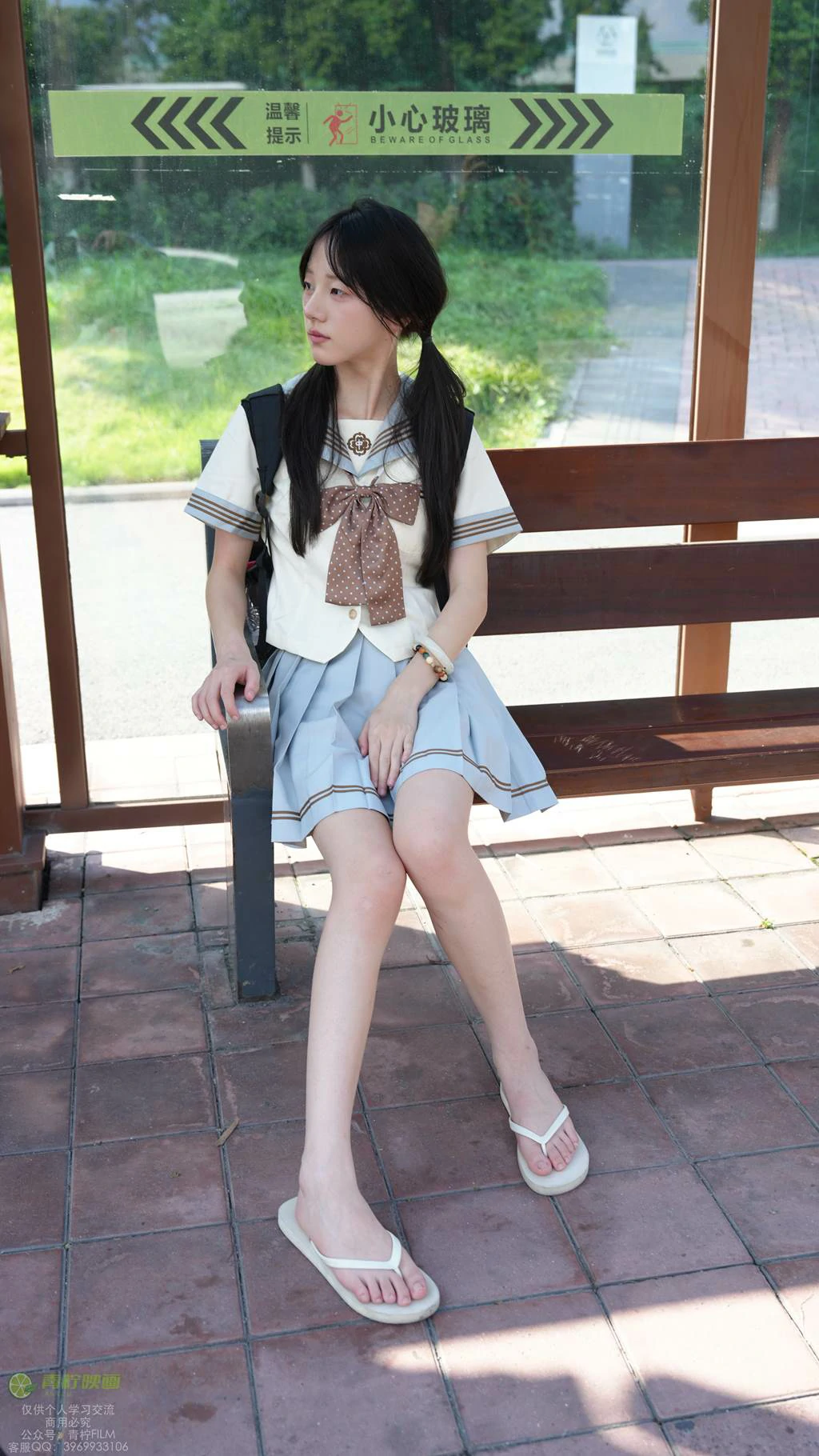 图片[135]-青柠映画 NO.048 – 阿慌 JK公交站[136P] – 速更版-美库