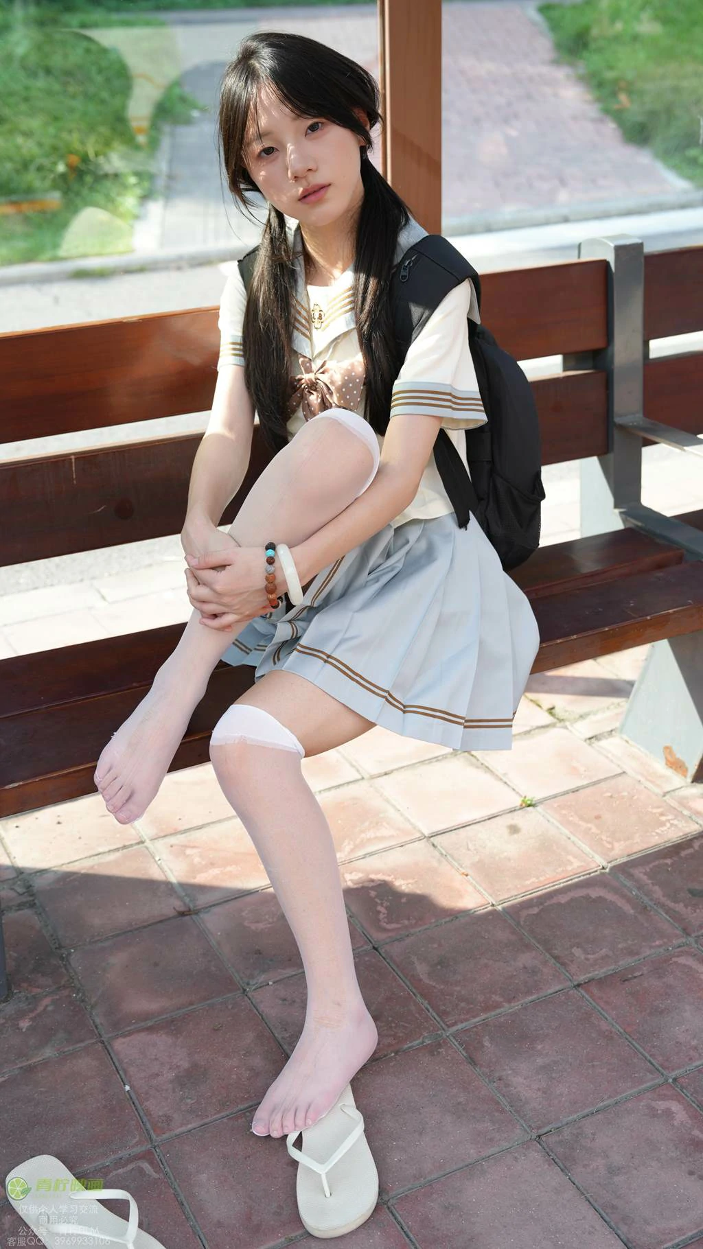 图片[137]-青柠映画 NO.048 – 阿慌 JK公交站[136P] – 速更版-美库