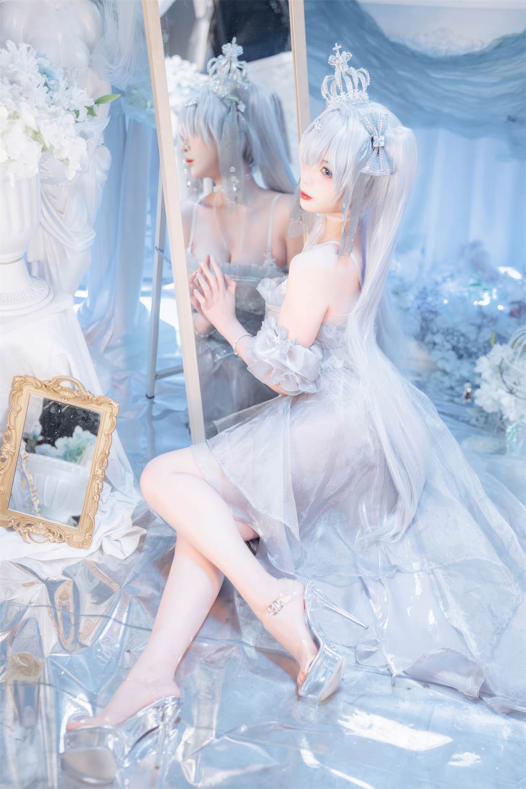 图片[17]-轩萧学姐 NO.083 – Nikke胜利女神 灰姑娘 水晶公主[35P] – 速更版-美库