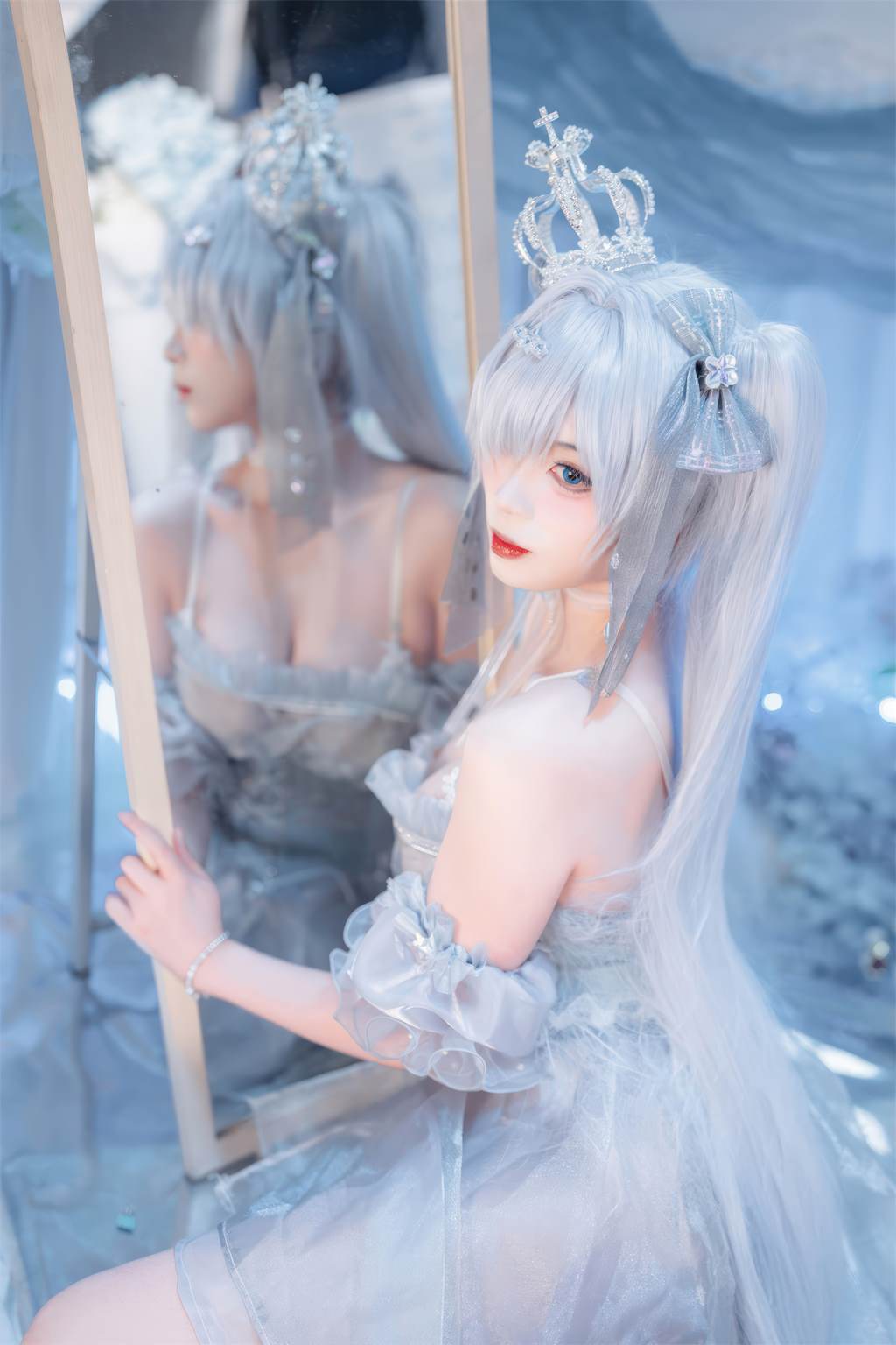 图片[19]-轩萧学姐 NO.083 – Nikke胜利女神 灰姑娘 水晶公主[35P] – 速更版-美库