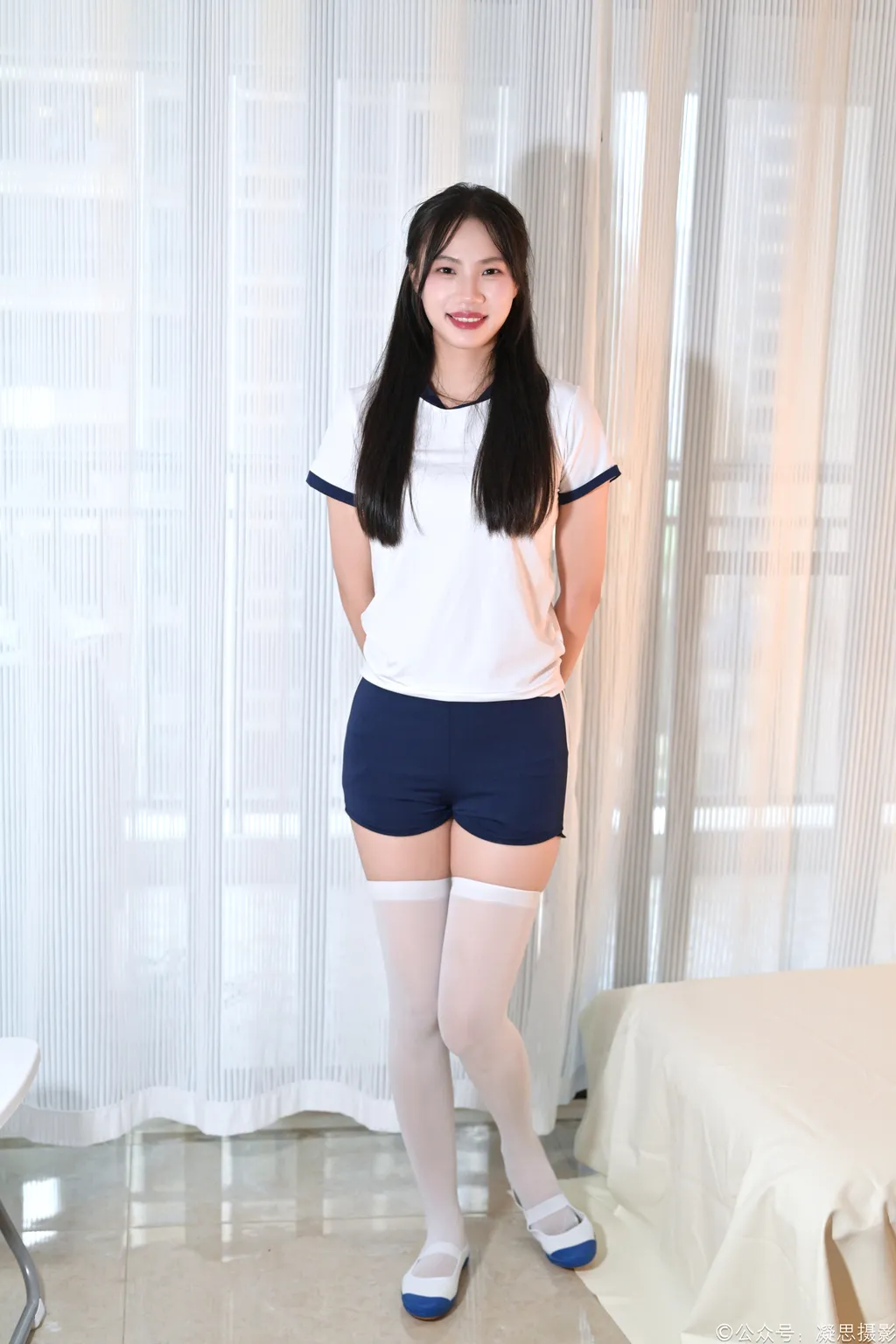 图片[10]-凝思摄影 NO.016 德美-体操服、过膝袜、室内鞋[142P] – 速更版-美库