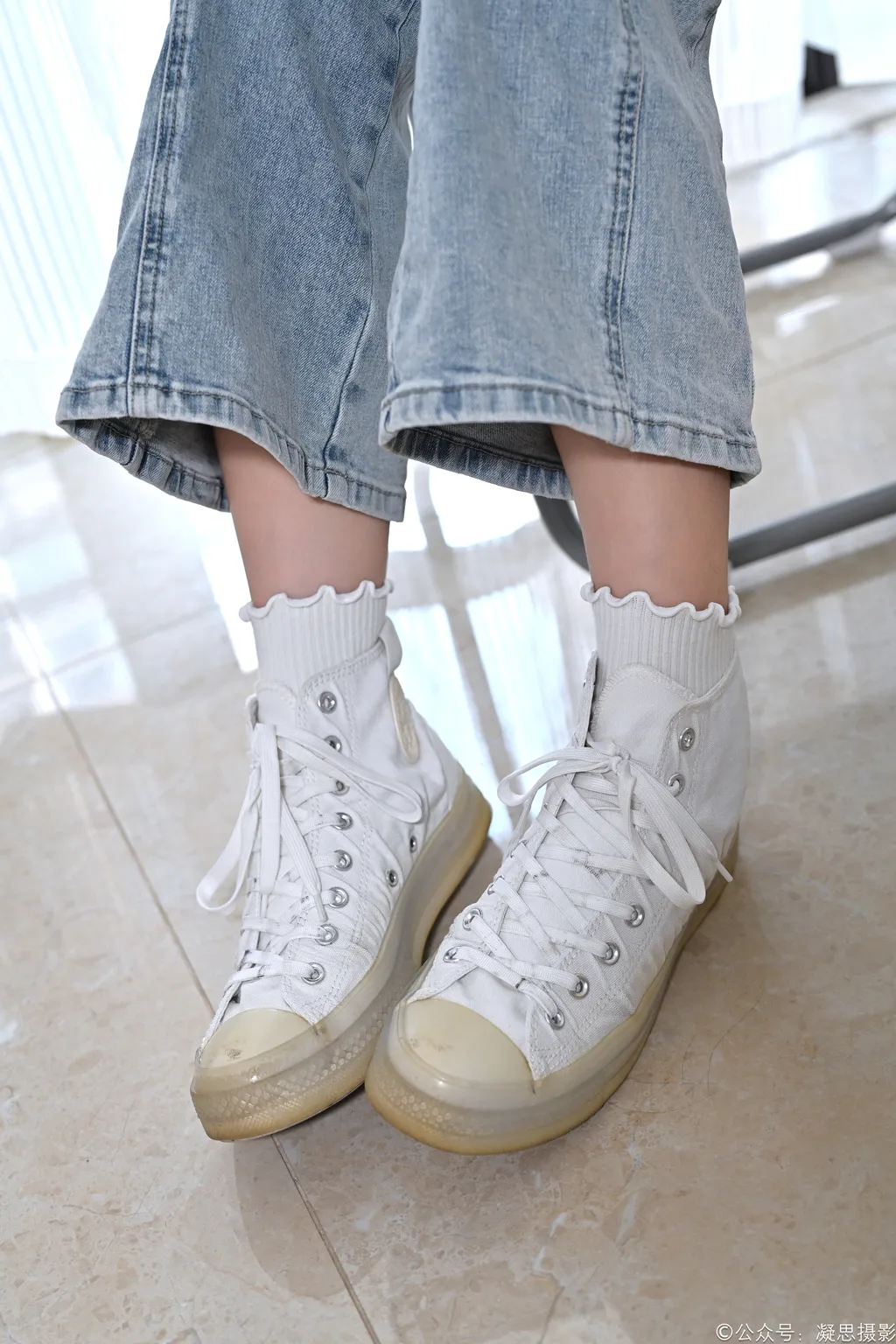 图片[10]-凝思摄影 NO.018 小睿-T恤、短白袜、平底鞋[142P] – 速更版-美库