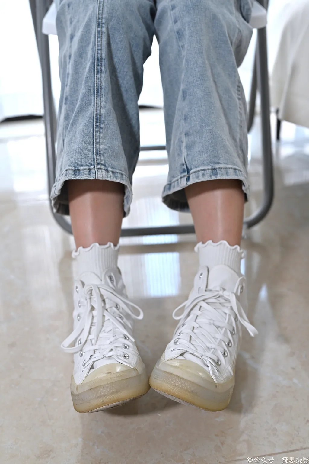 图片[13]-凝思摄影 NO.018 小睿-T恤、短白袜、平底鞋[142P] – 速更版-美库
