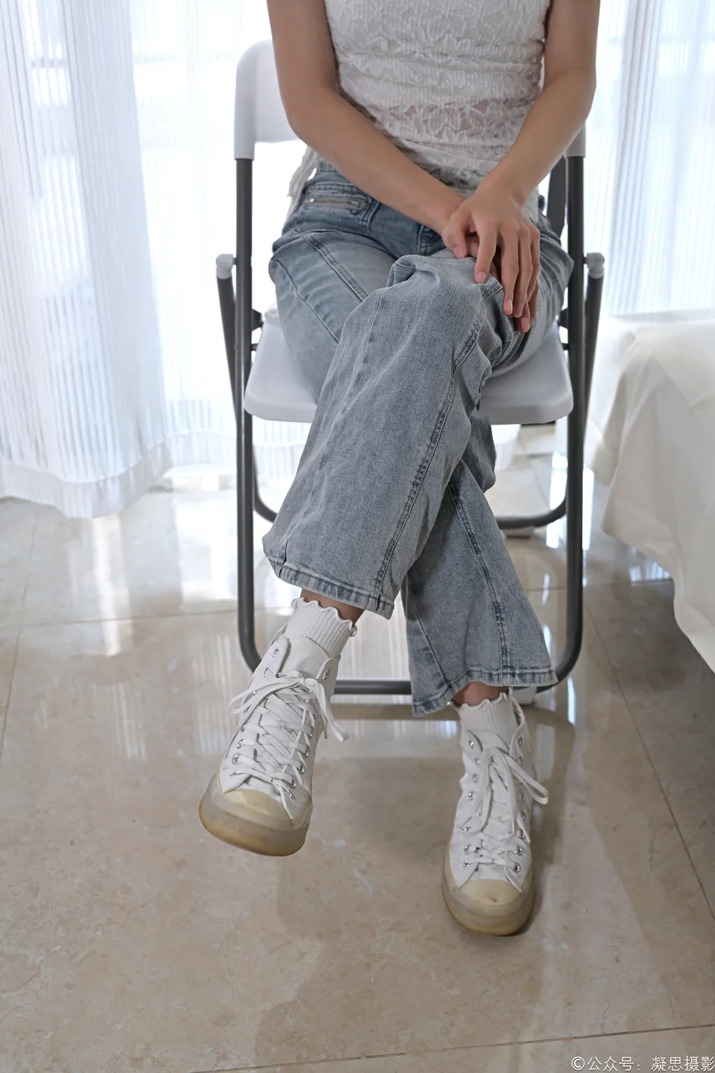 图片[19]-凝思摄影 NO.018 小睿-T恤、短白袜、平底鞋[142P] – 速更版-美库