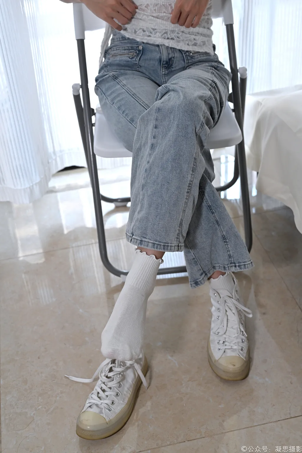 图片[26]-凝思摄影 NO.018 小睿-T恤、短白袜、平底鞋[142P] – 速更版-美库