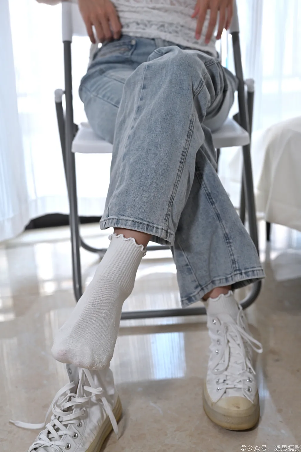 图片[27]-凝思摄影 NO.018 小睿-T恤、短白袜、平底鞋[142P] – 速更版-美库