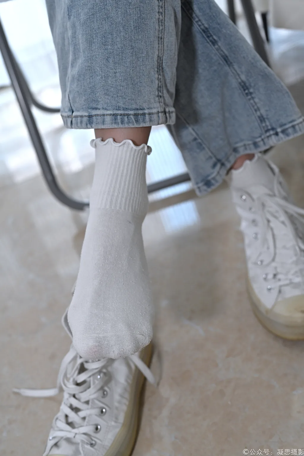 图片[38]-凝思摄影 NO.018 小睿-T恤、短白袜、平底鞋[142P] – 速更版-美库