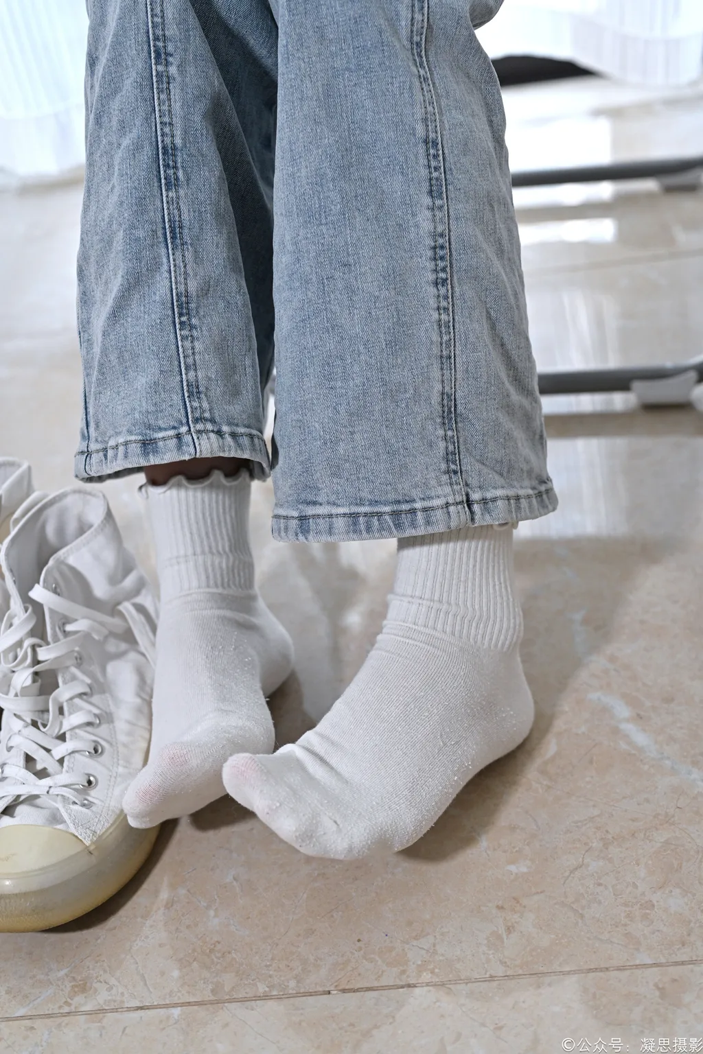 图片[47]-凝思摄影 NO.018 小睿-T恤、短白袜、平底鞋[142P] – 速更版-美库