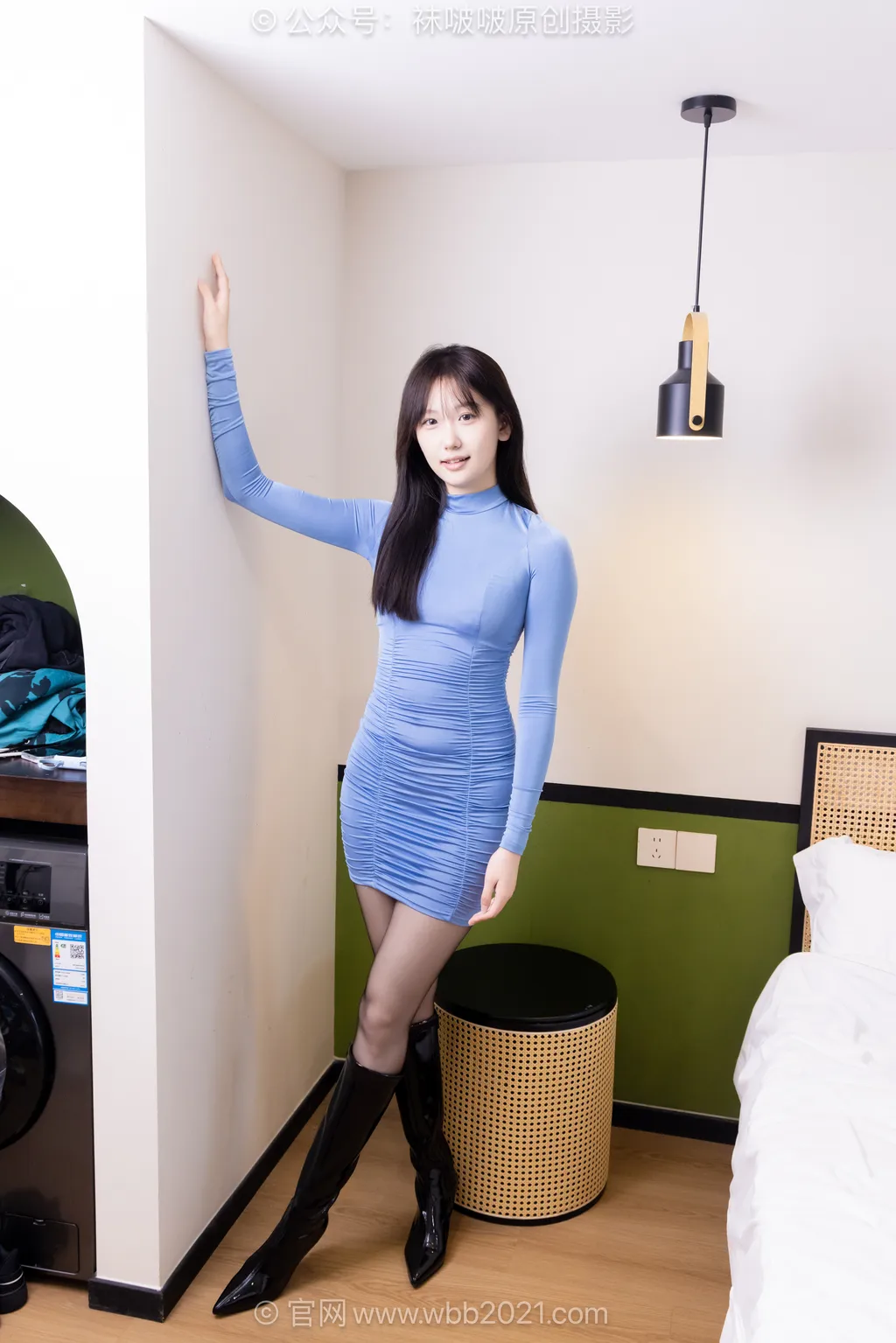 图片[26]-[BoBoSocks袜啵啵]NO.605 香菜-高跟长靴、薄蓝丝、薄黑丝[123P] – 速更版-美库