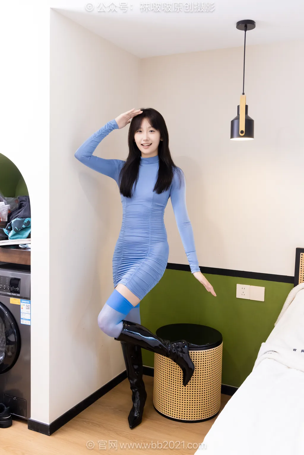 图片[31]-[BoBoSocks袜啵啵]NO.605 香菜-高跟长靴、薄蓝丝、薄黑丝[123P] – 速更版-美库