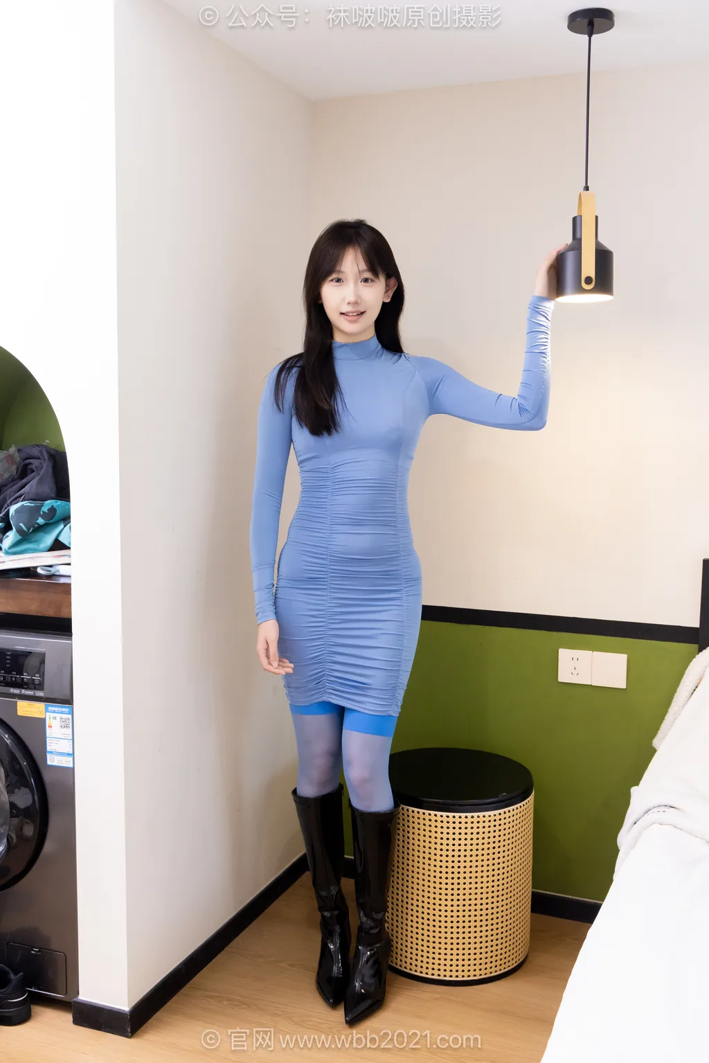 图片[35]-[BoBoSocks袜啵啵]NO.605 香菜-高跟长靴、薄蓝丝、薄黑丝[123P] – 速更版-美库