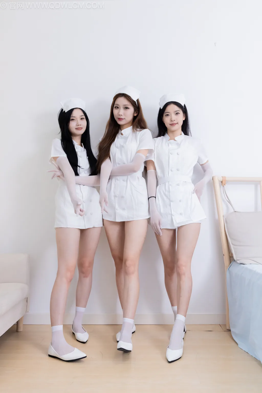 图片[12]-物恋传媒 NO.2500 茯苓&泡泡&橙子-平底鞋、短白丝、护士服、白丝[235P] – 速更版-美库