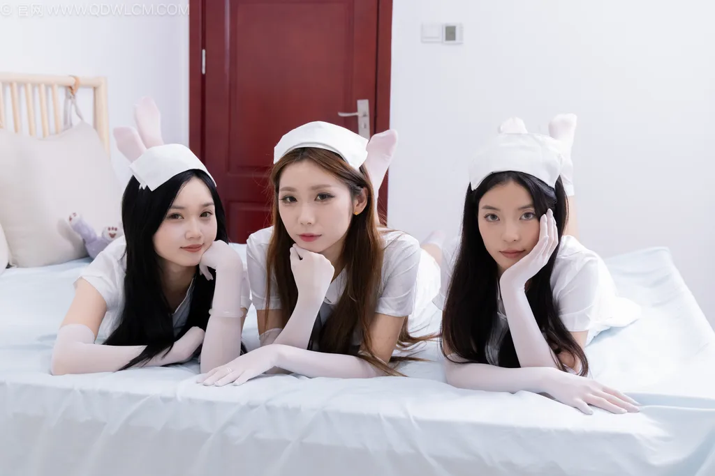 图片[83]-物恋传媒 NO.2500 茯苓&泡泡&橙子-平底鞋、短白丝、护士服、白丝[235P] – 速更版-美库