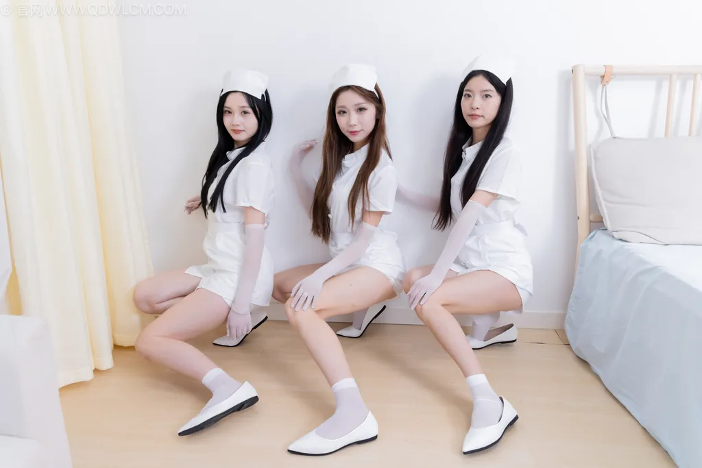 图片[114]-物恋传媒 NO.2500 茯苓&泡泡&橙子-平底鞋、短白丝、护士服、白丝[235P] – 速更版-美库