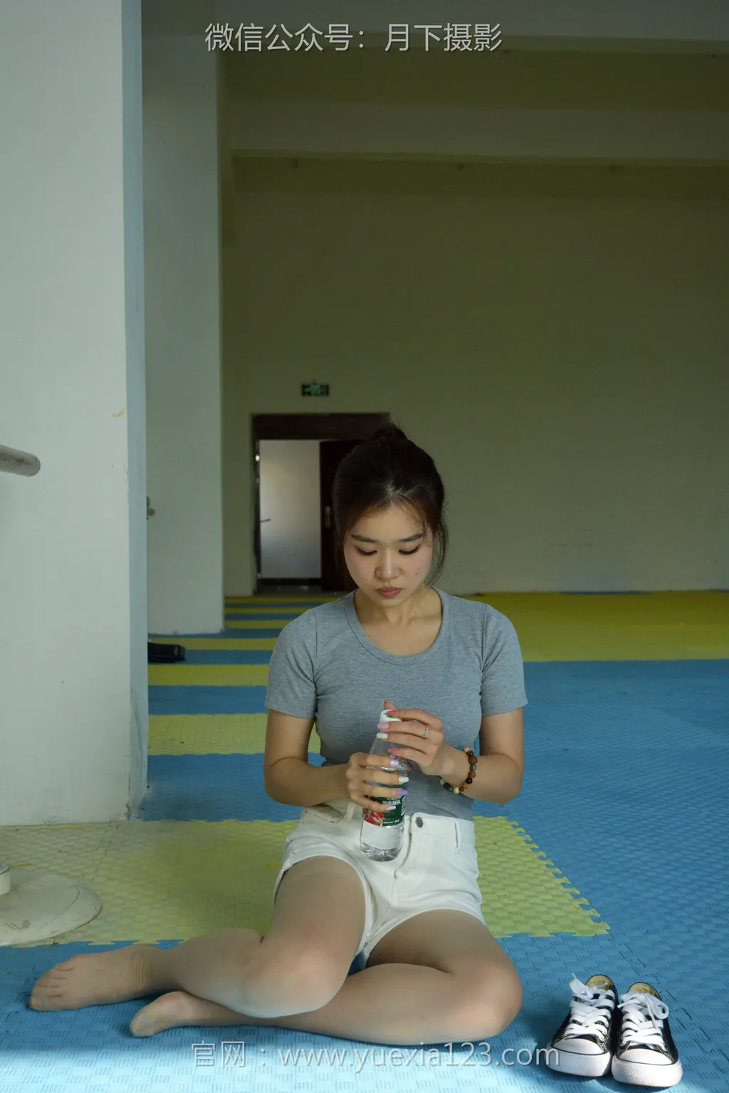 图片[10]-爱月下 NO.001 茜茜【舞蹈热身】作为拉拉队长，每天必修课就是加强舞蹈训练！[111P] – 速更版-美库