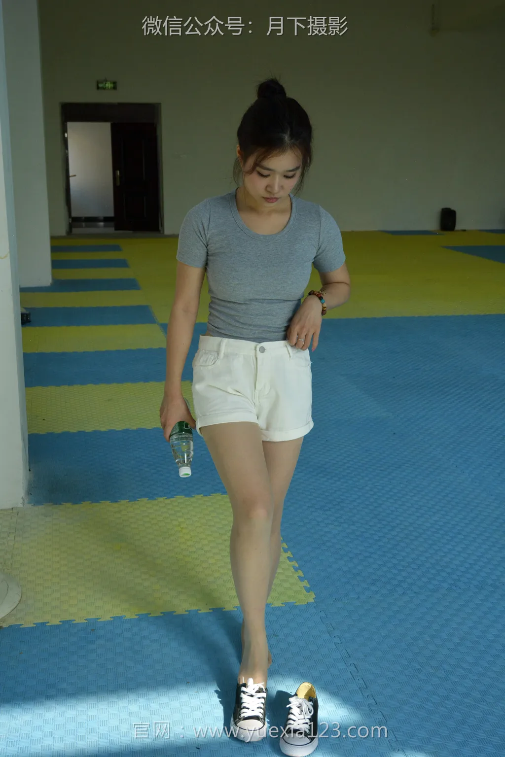 图片[14]-爱月下 NO.001 茜茜【舞蹈热身】作为拉拉队长，每天必修课就是加强舞蹈训练！[111P] – 速更版-美库