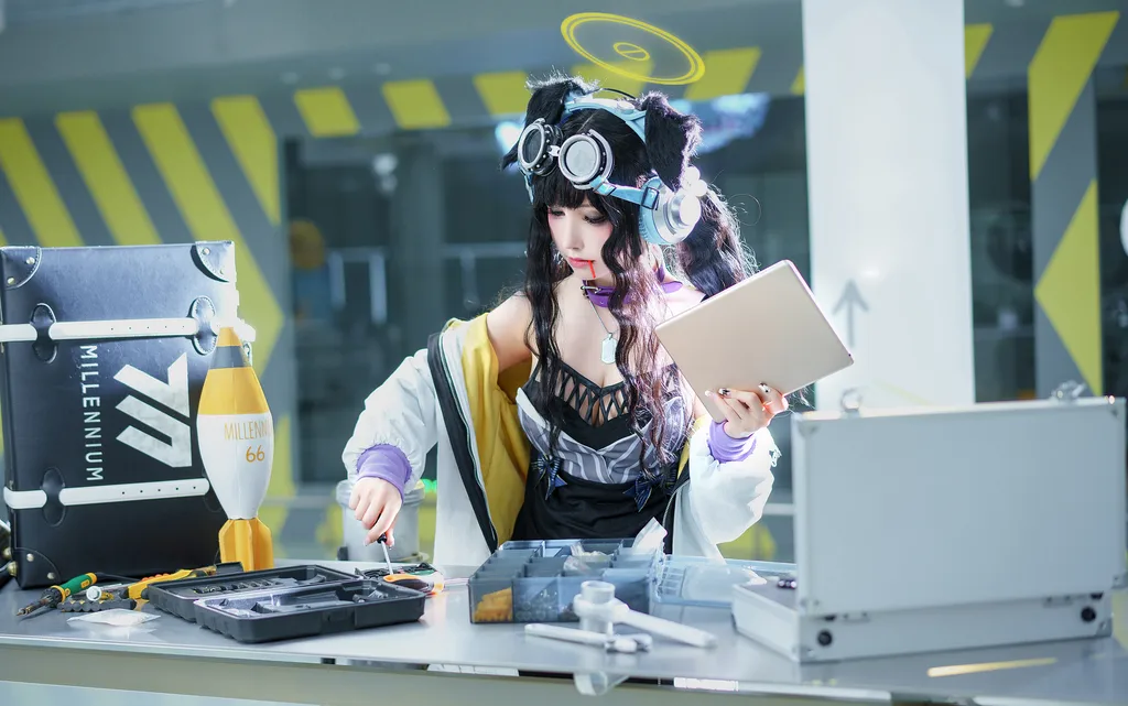 图片[16]-一千只猫薄禾 – 蔚蓝档案 猫冢响[18P] – 速更版-美库