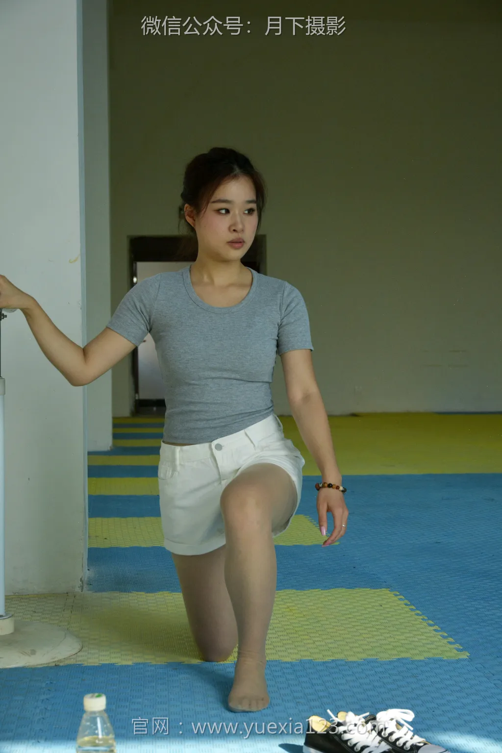 图片[111]-爱月下 NO.001 茜茜【舞蹈热身】作为拉拉队长，每天必修课就是加强舞蹈训练！[111P] – 速更版-美库