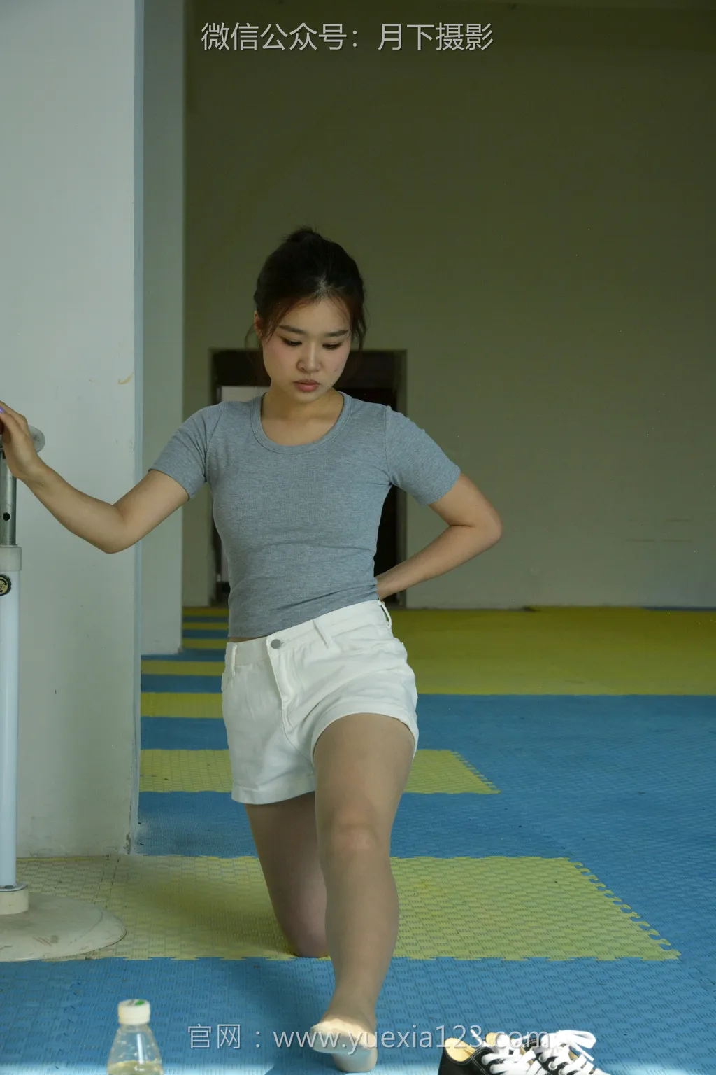 图片[112]-爱月下 NO.001 茜茜【舞蹈热身】作为拉拉队长，每天必修课就是加强舞蹈训练！[111P] – 速更版-美库