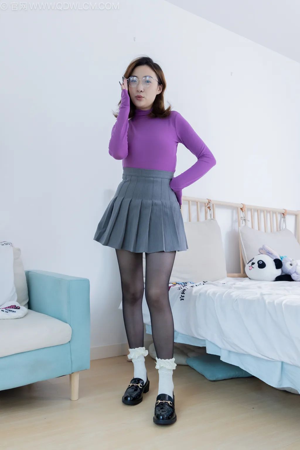 图片[153]-物恋传媒 NO.2502 恬恬-皮鞋、白棉袜、薄黑丝、丝袜棉袜[158P] – 速更版-美库