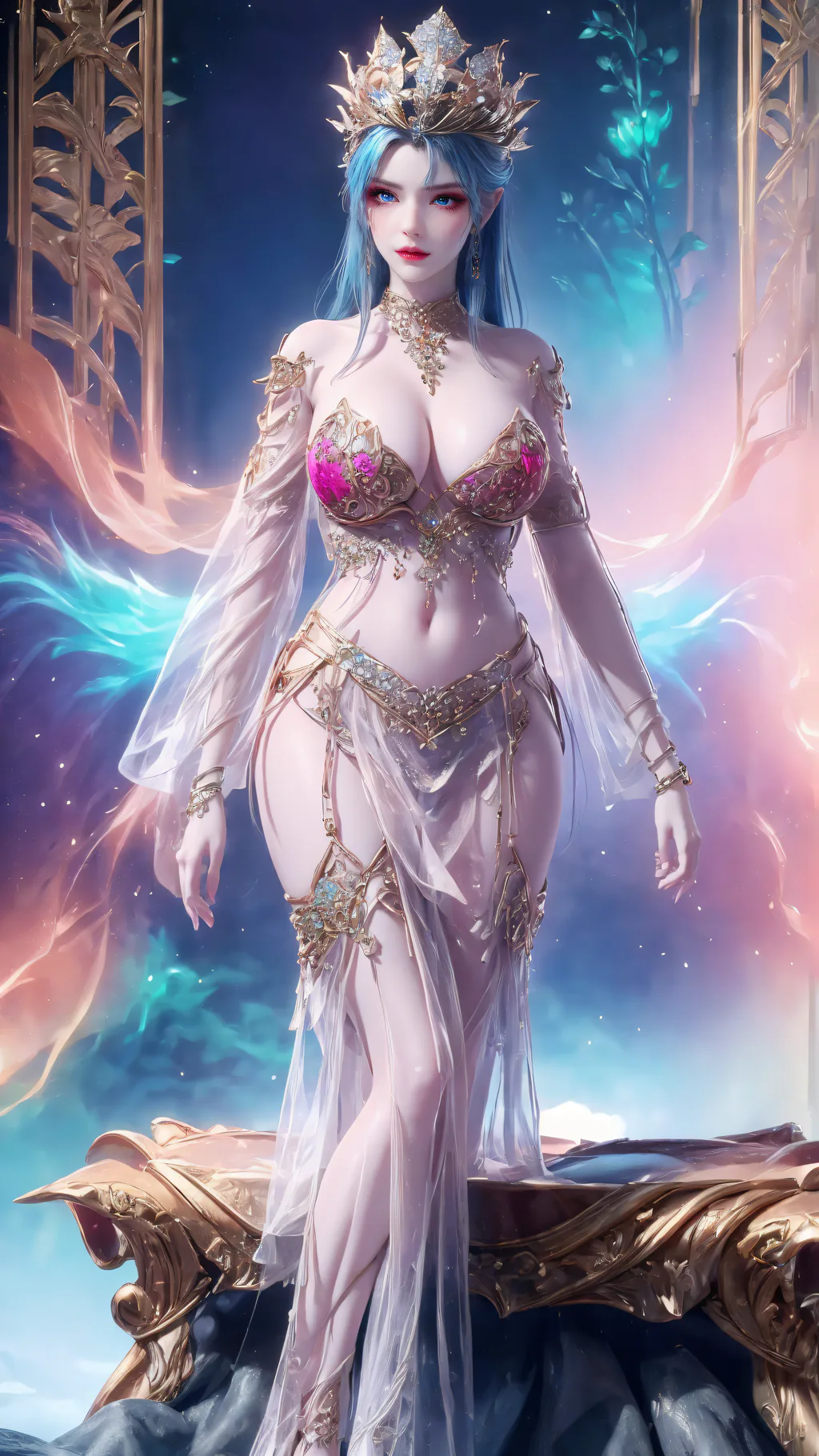 精选AI绘画 1059 斗破-美杜莎[44P]-草丛看图