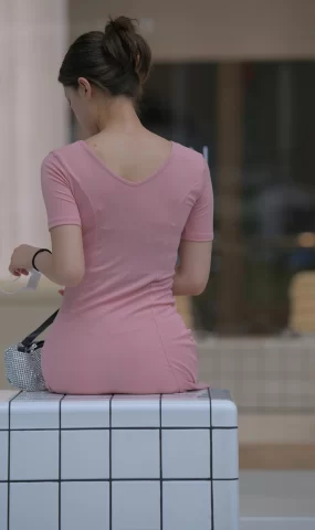 唯美街拍 NO.958 粉色长裙佑惑少妇（5） [117P]