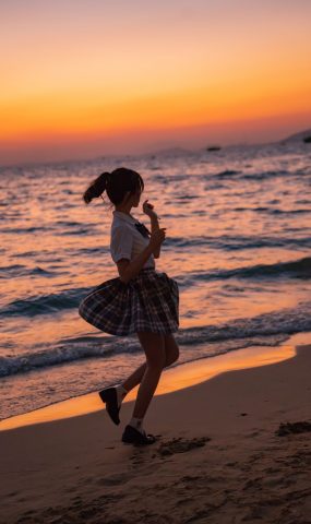 桜桃喵 – 逐海[17P]