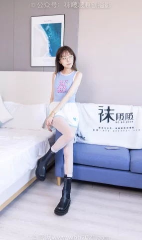 [BoBoSocks袜啵啵]NO.479 稚予 短靴、长筒白棉袜、白丝[140P]